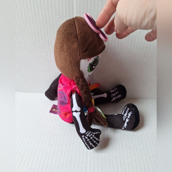 Normita Sugar Skull Plush Doll 12.5" Day of the Dead - Picture 3 of 7